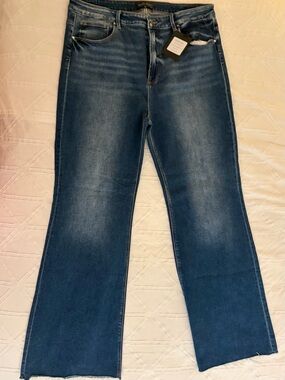 Women's Flare Jeans in Dark Blue
